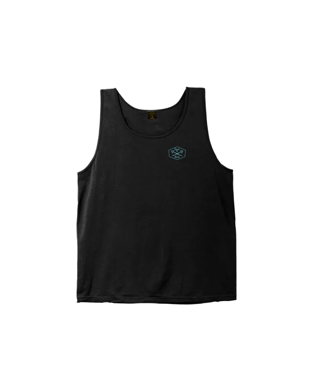 Dark Seas Bloom Tank - Black