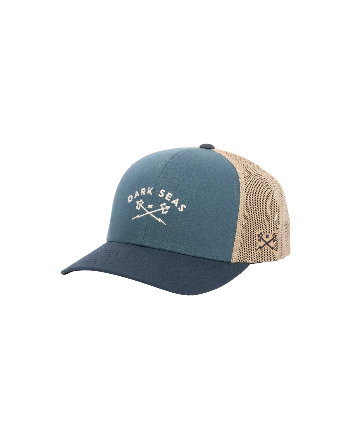 Dark Seas Murre Trucker - Navy/Khaki