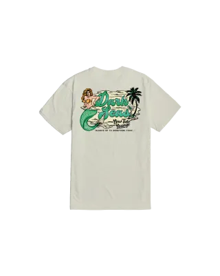 Dark Seas Always Fishy Tee - Cream