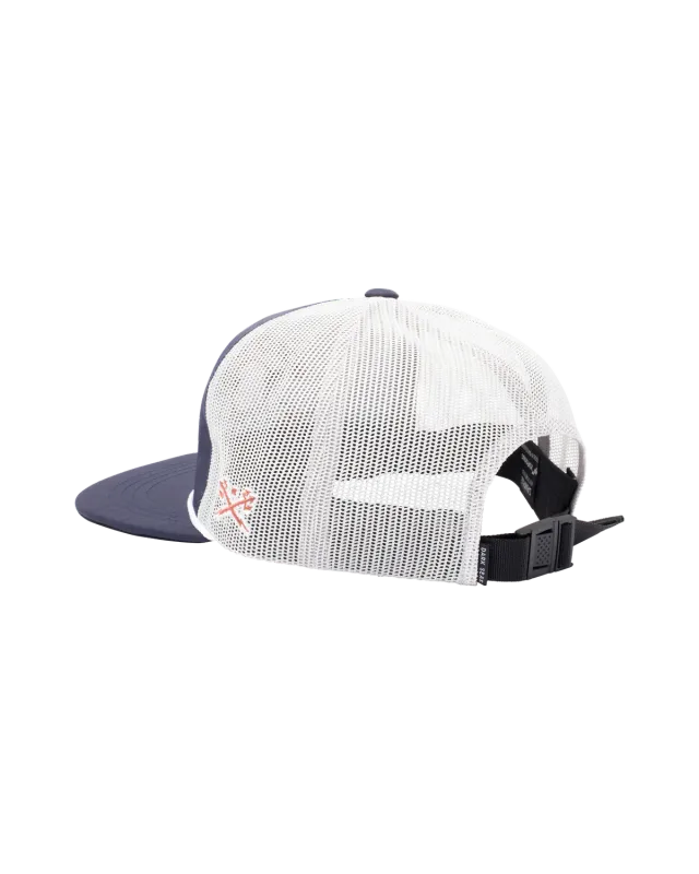 Dark Seas Gator Trucker - Navy