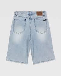 Volcom Youth Billow Denim Short - Desert Dirt Indigo
