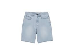 Volcom Youth Billow Denim Short - Desert Dirt Indigo
