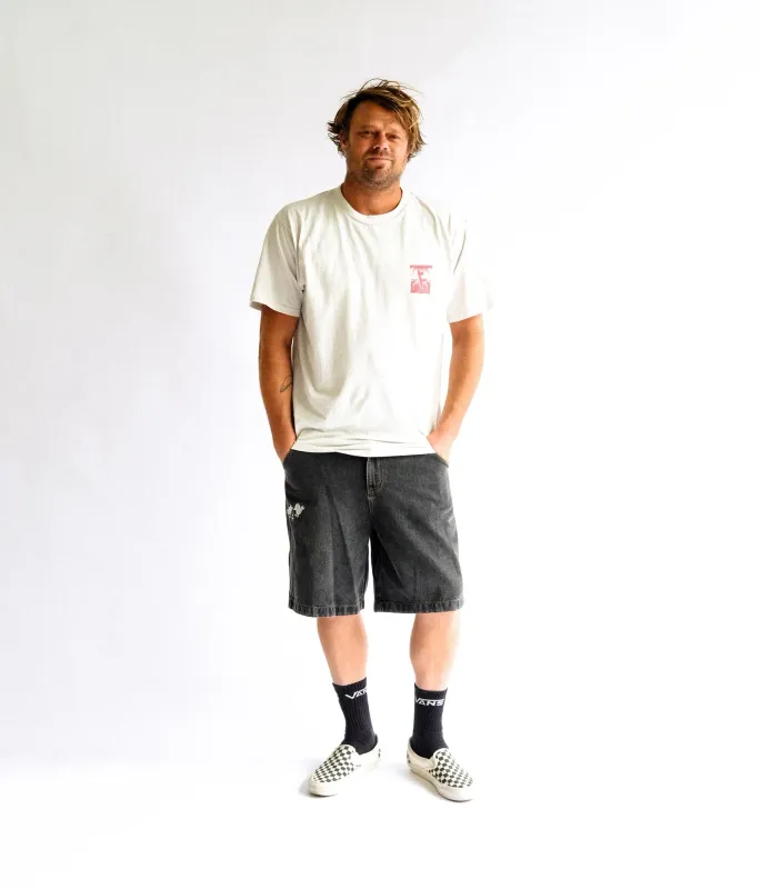 Former Slant F Crux Tee - Bone