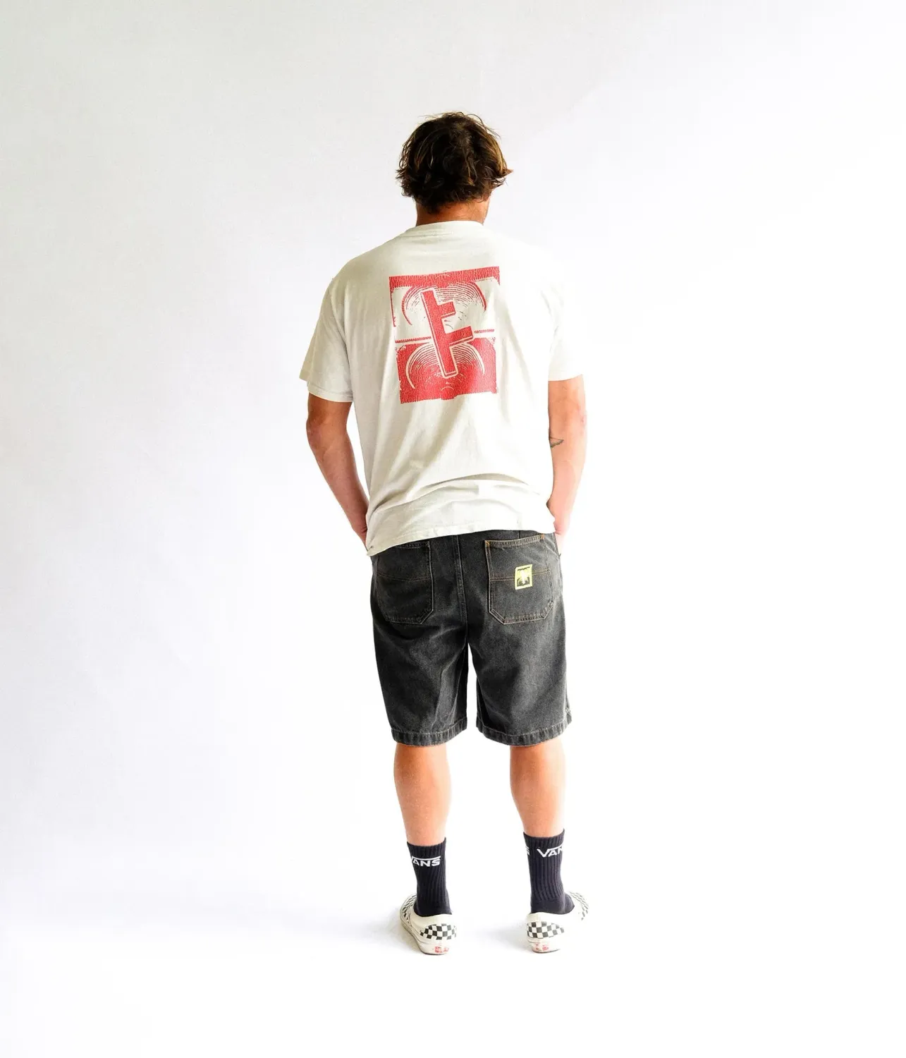 Former Slant F Crux Tee - Bone