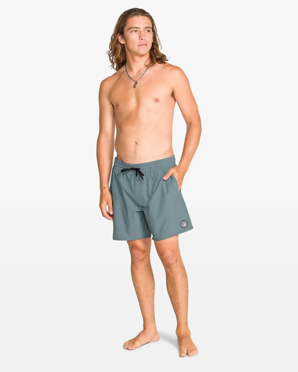 Volcom Lido Solid Trunk 16" - Tradewinds