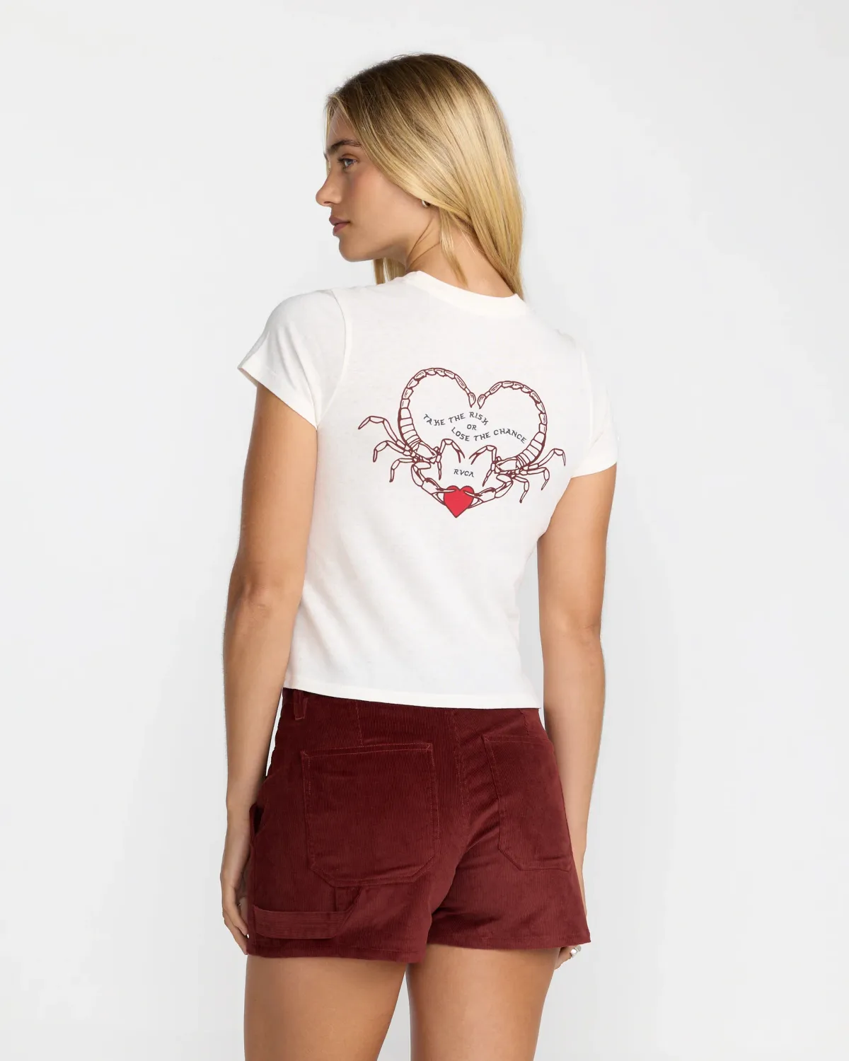RVCA Scorpion 411 Tee - Cloud