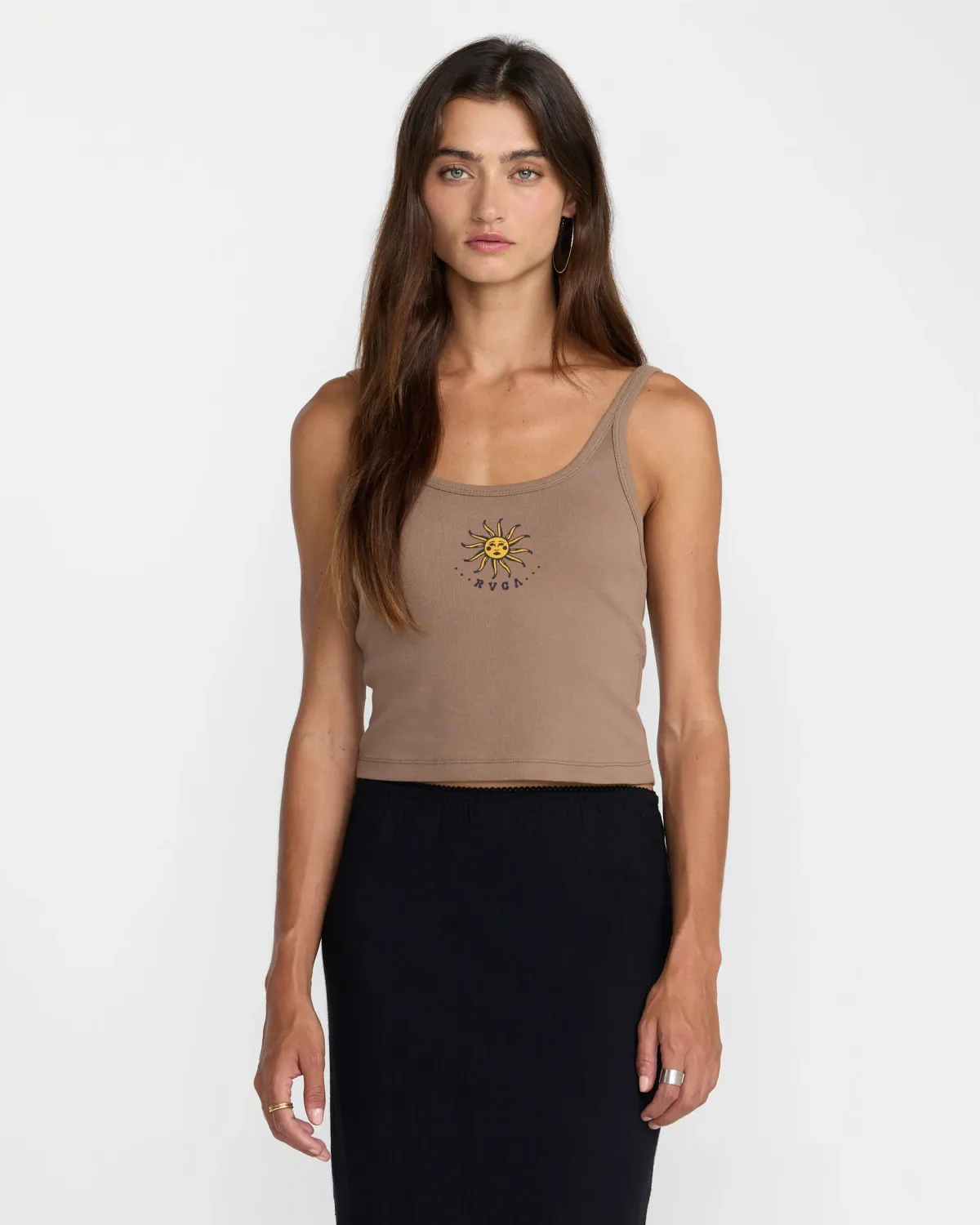 RVCA Fading Sun Tank - Cocoa