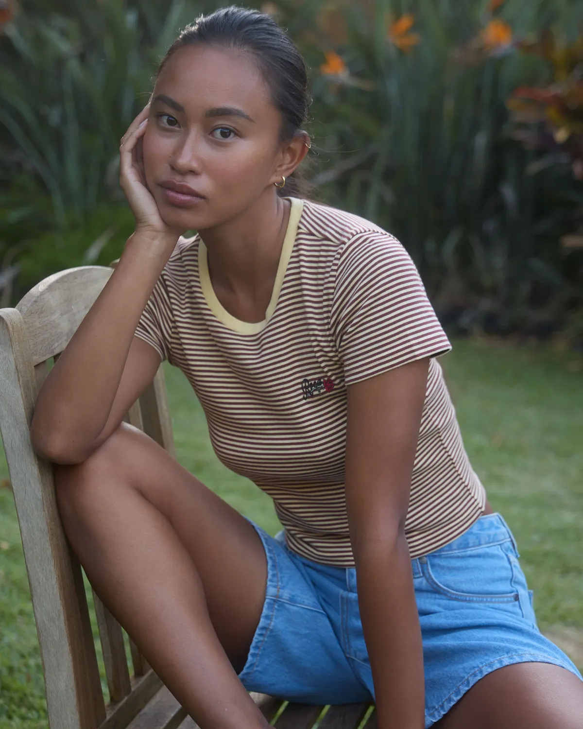 RVCA Puerto Baby Tee - Sunshine