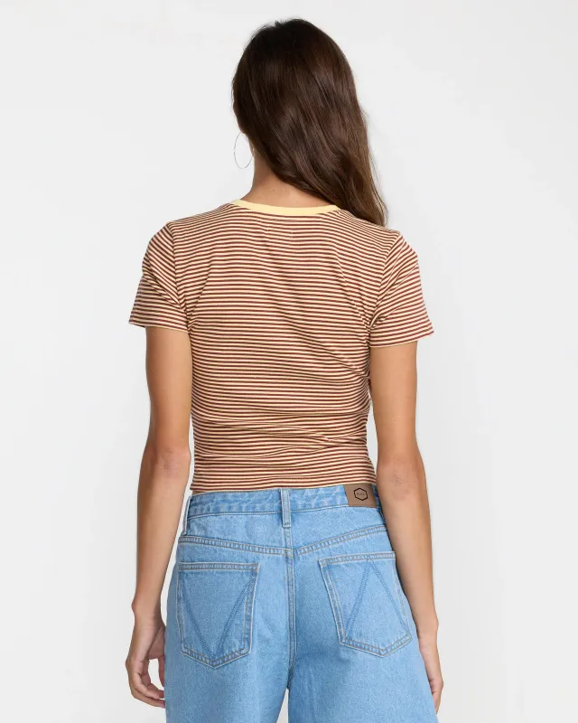 RVCA Puerto Baby Tee - Sunshine