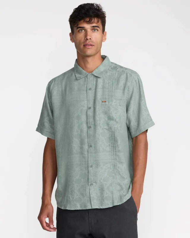 RVCA Mellowist Button - Jade