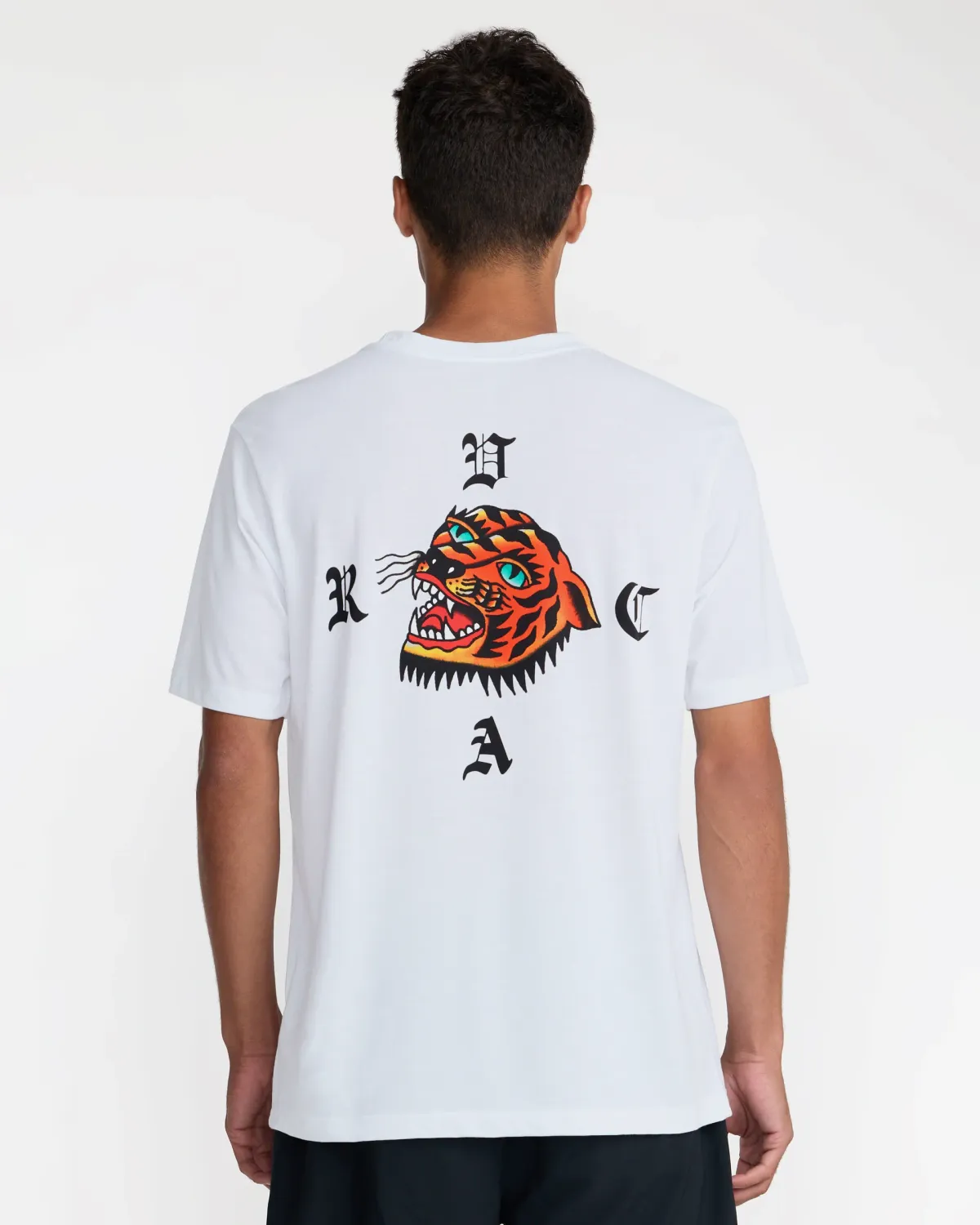 RVCA Kaleb Tiger Tee - White