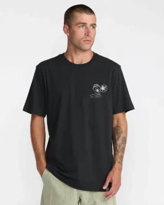 RVCA Bryce Bloom Tee - Pirate Black