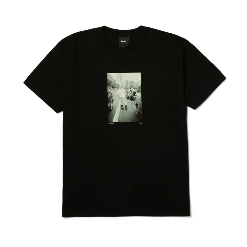 Huf Fight The Traffic Tee - Black