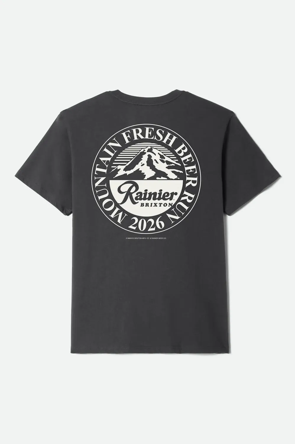 Brixton Rainier Beer Run Tee - Black