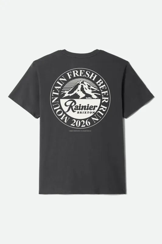 Brixton Rainier Beer Run Tee - Black