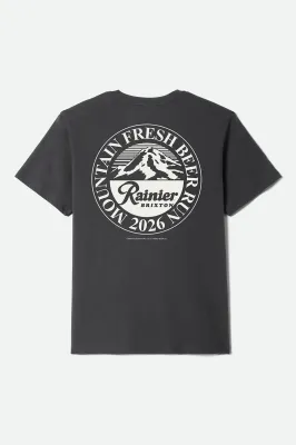 Brixton Rainier Beer Run Tee - Black