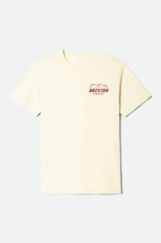 Brixton Bulldogger Tee - Cream