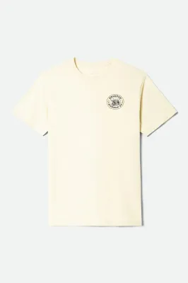 Brixton Steele Tee - Cream