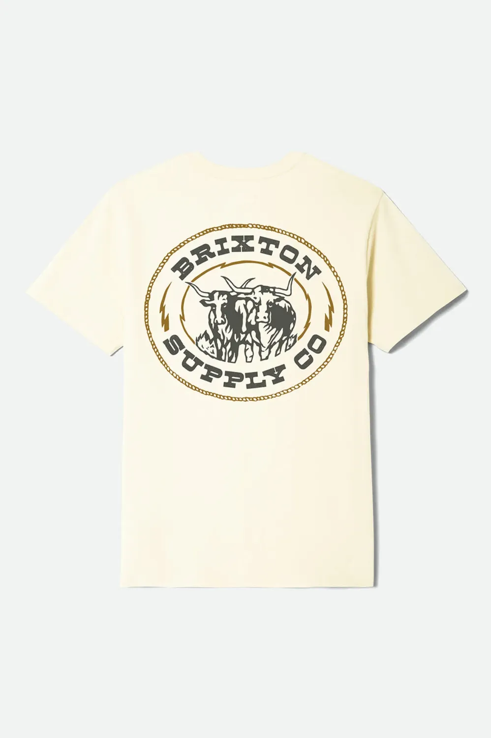 Brixton Steele Tee - Cream