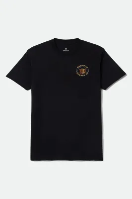 Brixton Steele Tee - Black
