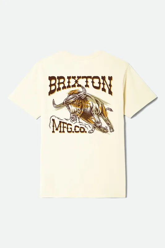 Brixton Barquero Tee - Cream