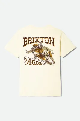 Brixton Barquero Tee - Cream