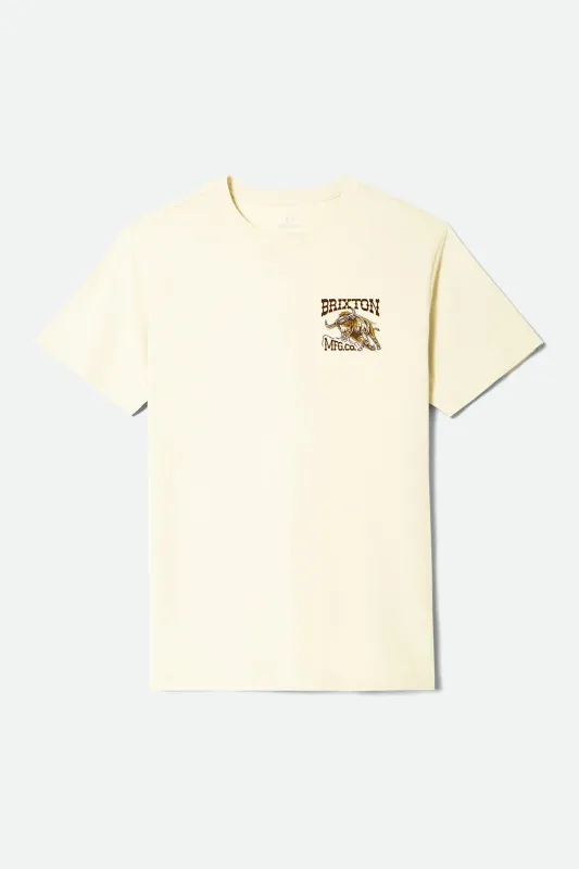 Brixton Barquero Tee - Cream