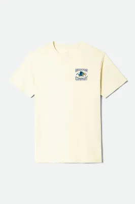 Brixton Outta Tee - Cream