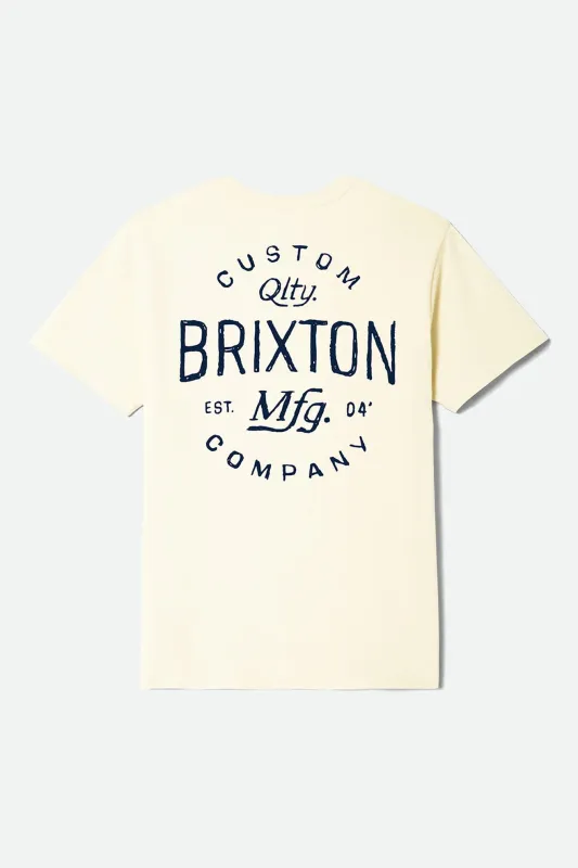 Brixton Fremont Tee - Cream
