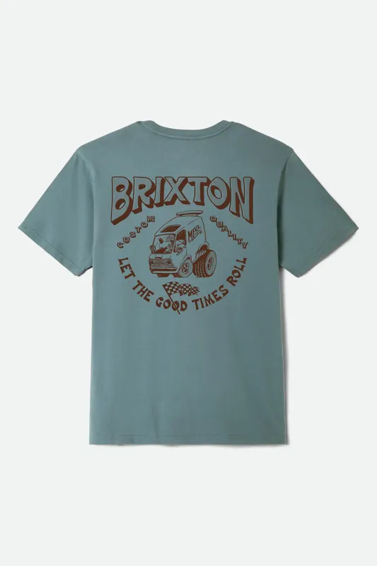 Brixton Garnet Tee - Ocean Breeze