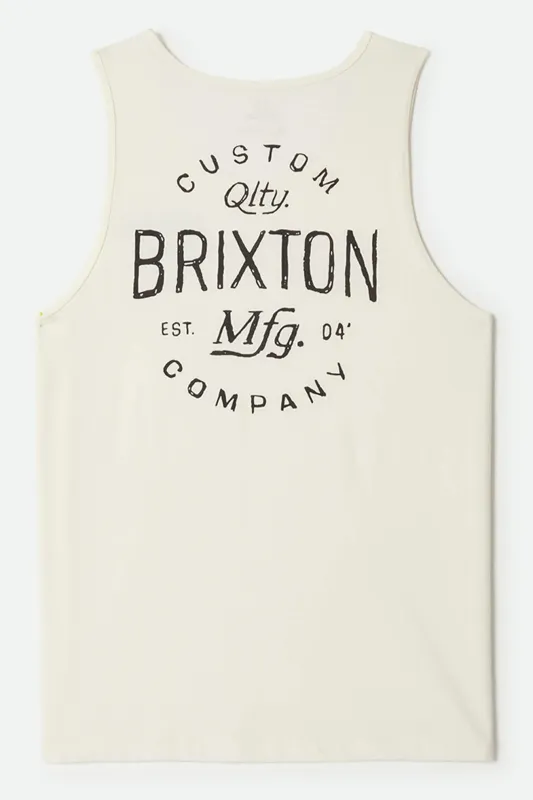 Brixton Fremont Tank Top - Off White