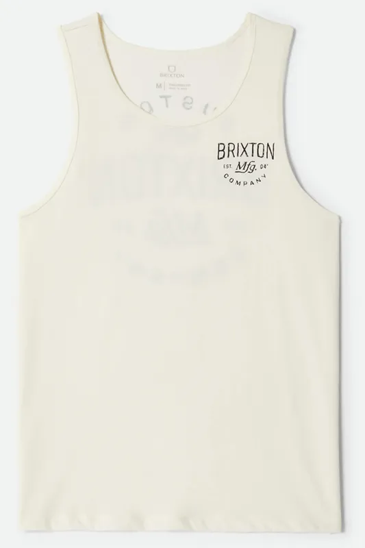 Brixton Fremont Tank Top - Off White