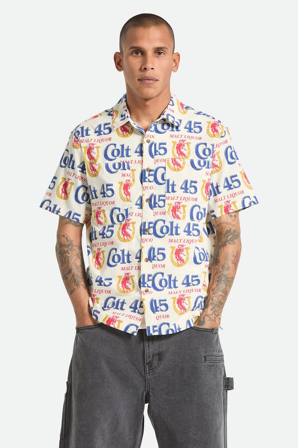 Brixton X Colt 45 SS Woven - Multi