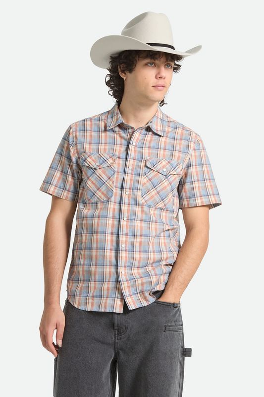 Brixton The Breezy Wayne SS Woven - Multi Plaid