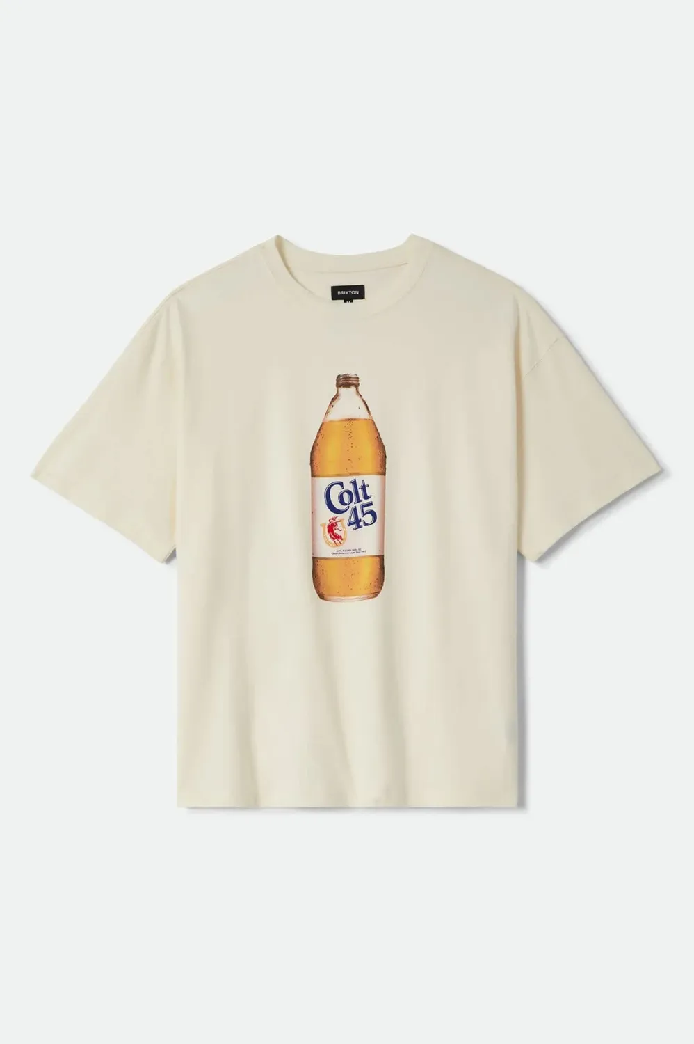Brixton X Colt 45 Forty Oz Oversized Tee - Natural