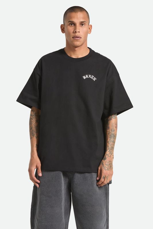 Brixton Drive Oversized Tee - Black
