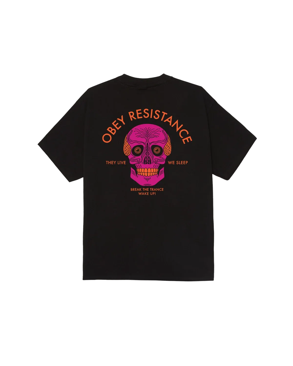 Obey Resistance Skull Tee - Black
