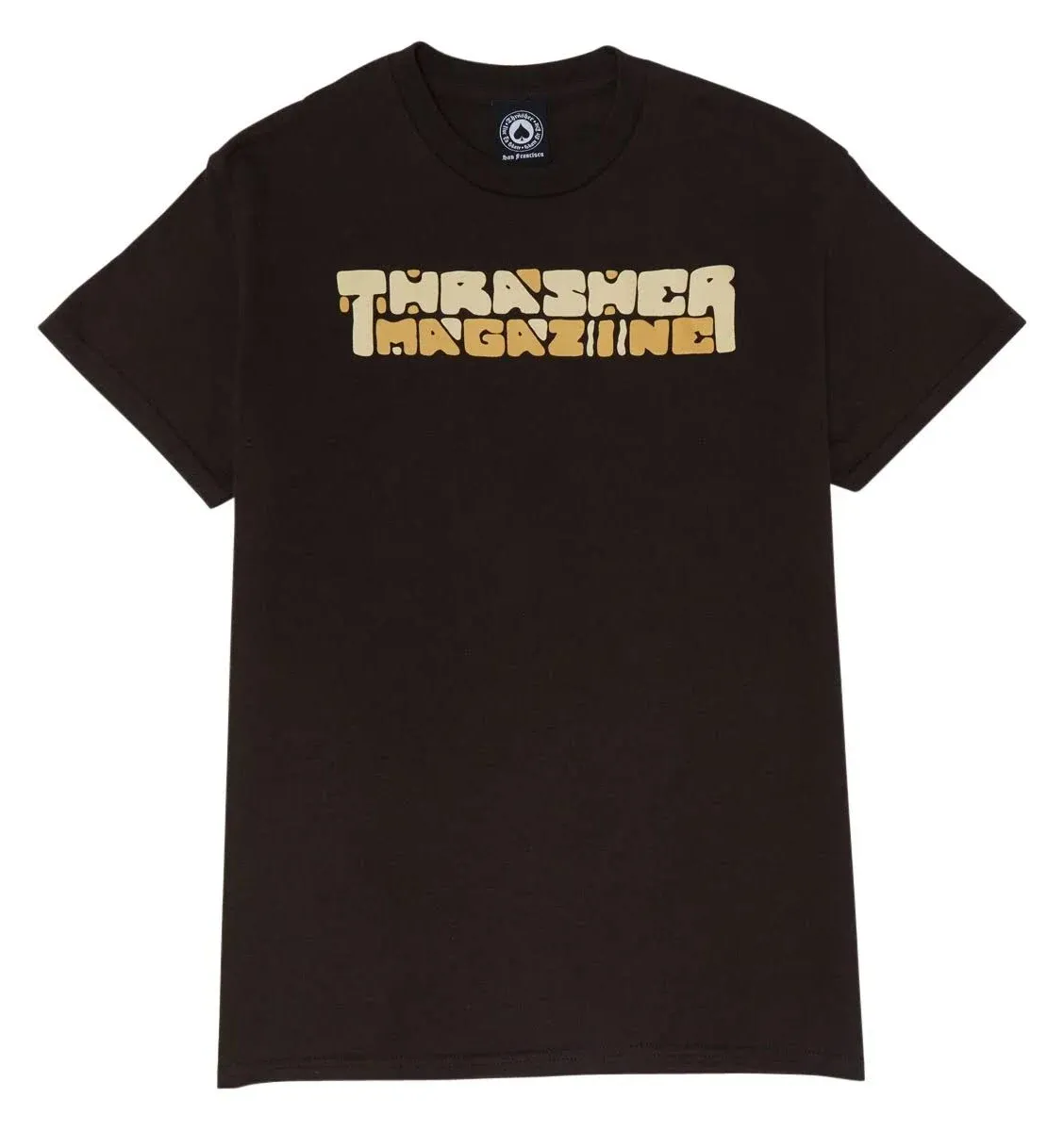 Thrasher Blocks Tee - Dark Chocolate