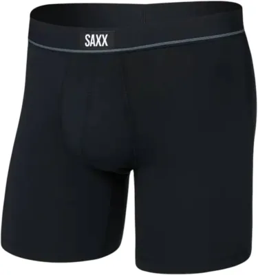 Saxx Essential Cotton Boxer - Black
