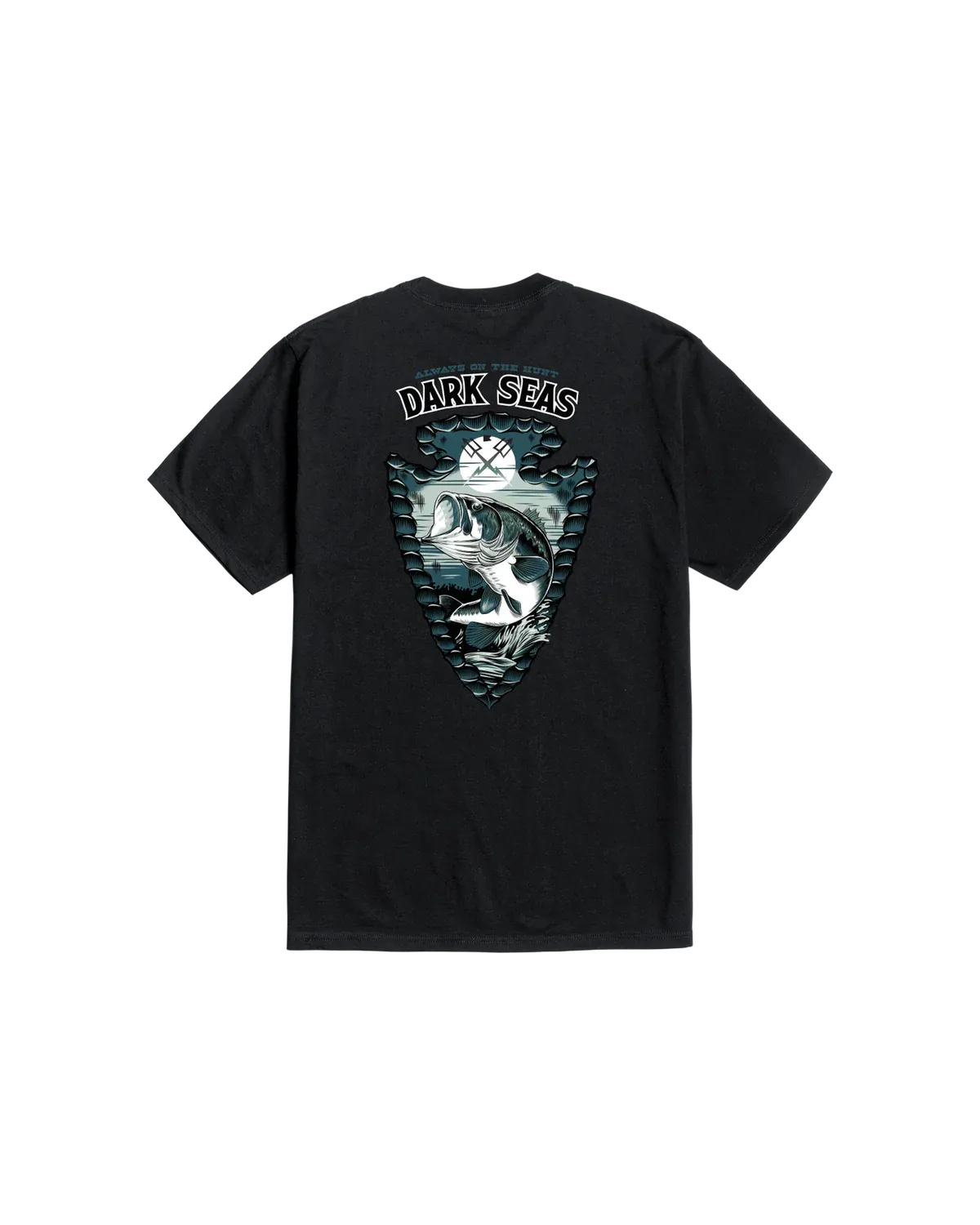 Dark Seas Camp Arrowwood Tee - Black