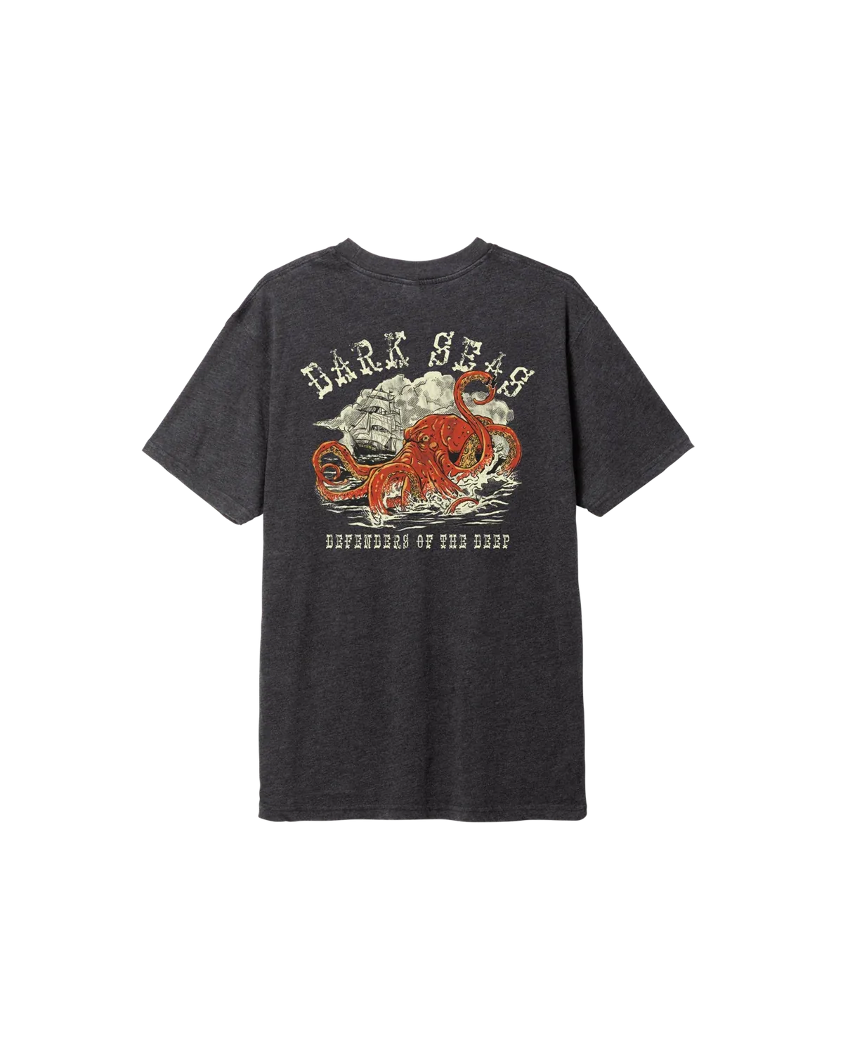 Dark Seas Perilous Tee - Heather Charcoal