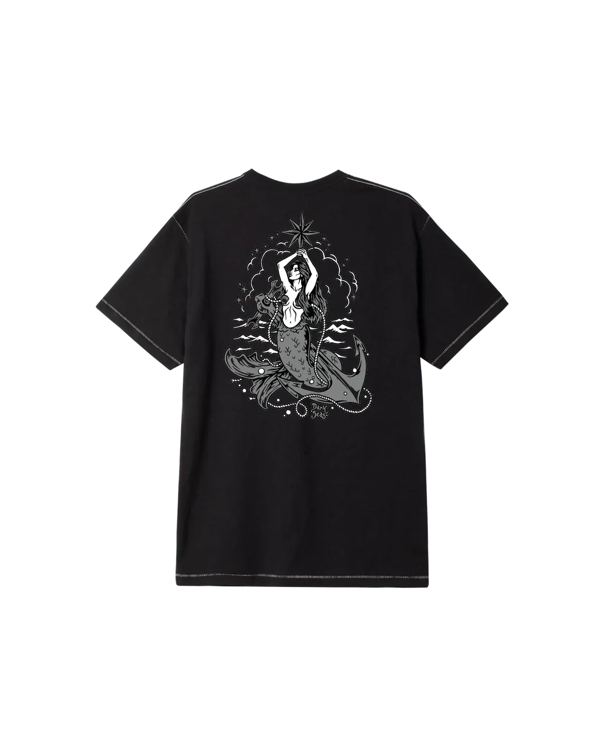 Dark Seas Folklore Tee - Heather Black