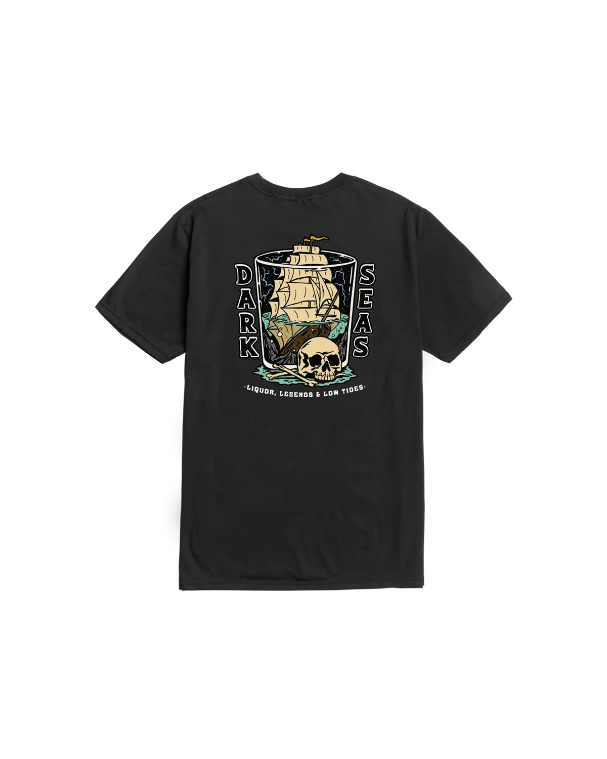Dark Seas Liquor &amp; Legends Tee - Black