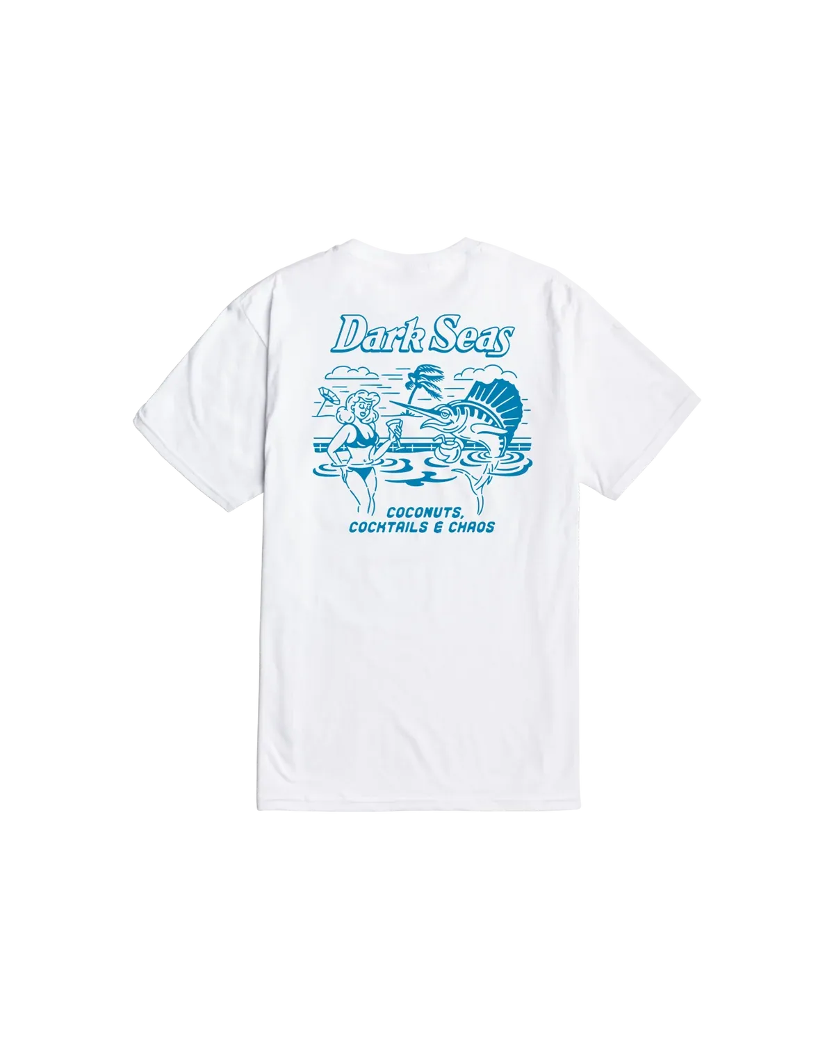 Dark Seas Pool Party Tee - White
