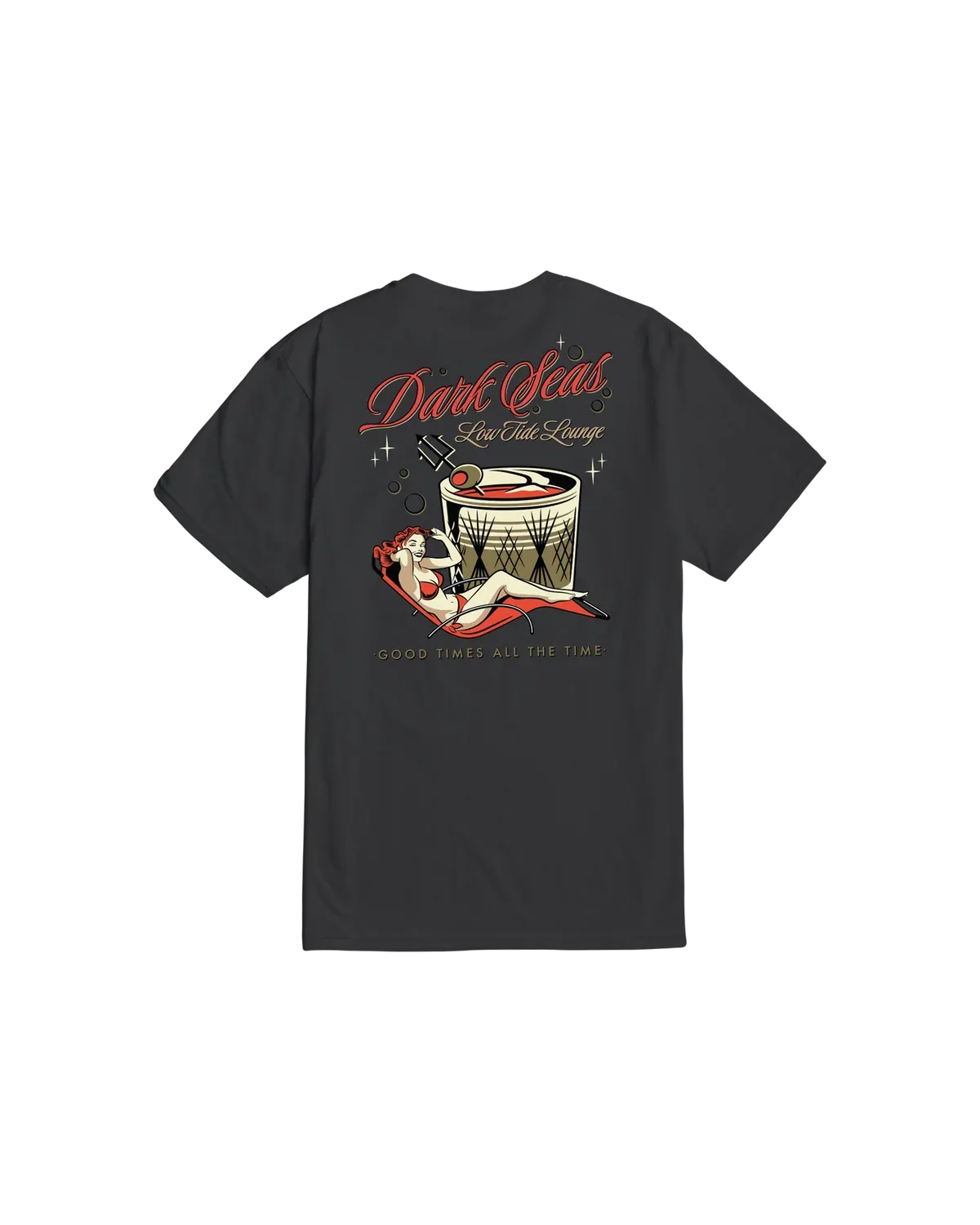 Dark Seas After Hours Tee - Charcoal