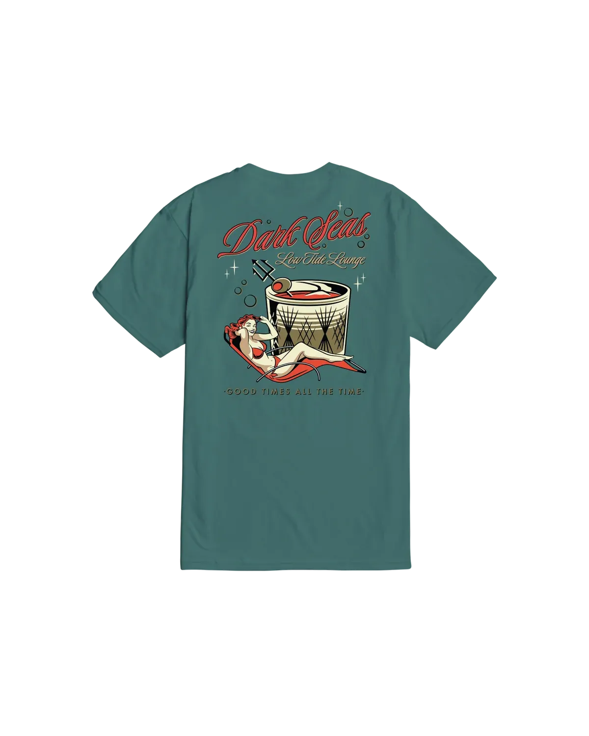 Dark Seas After Hours Tee - Pine