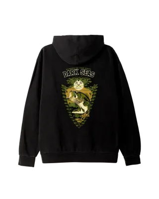 Dark Seas Camp Arrowwood Hood - Black