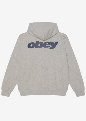 Obey League Hood - Ash Grey