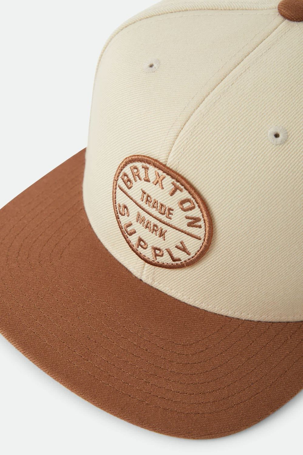 Brixton Oath III Snapback - Khaki/Caramel