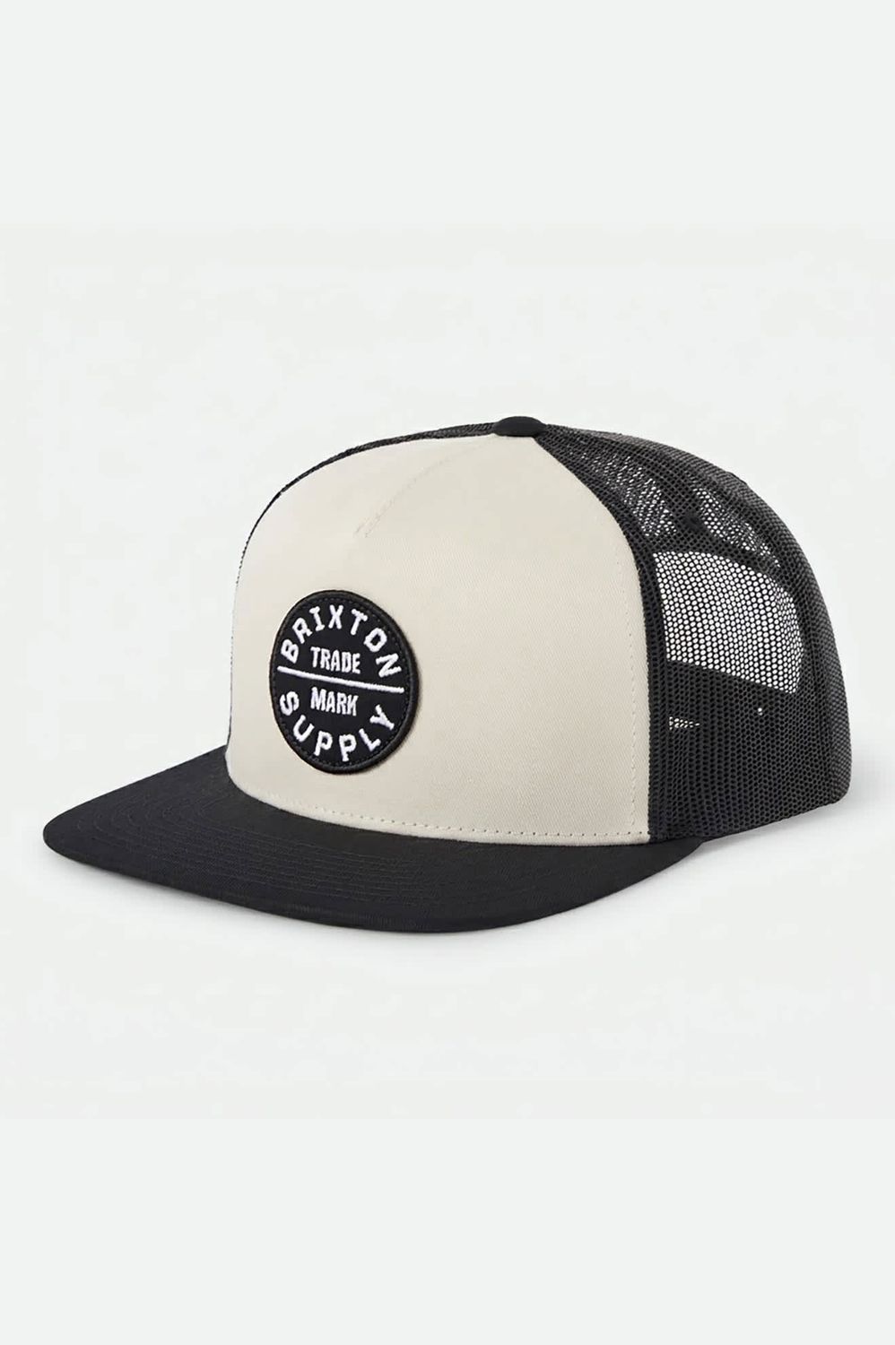Brixton Oath MP Trucker Hat - Whitecap/Black